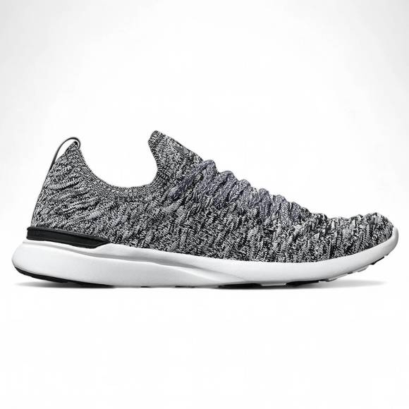 NEW APL women's techloom wave sneaker in heather grey/black/white - Picture 1 of 6